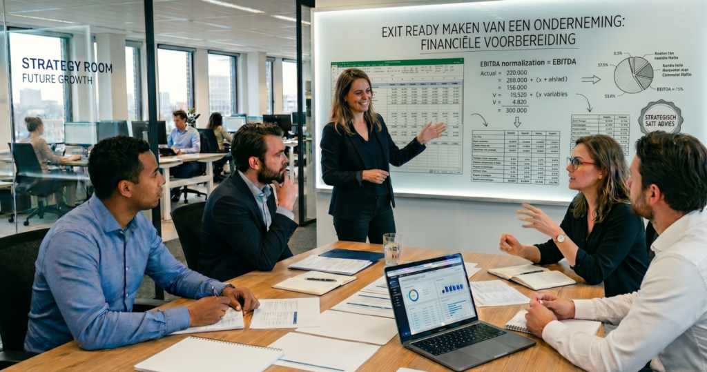 verkoop klaar exit ready maken van een onderneming