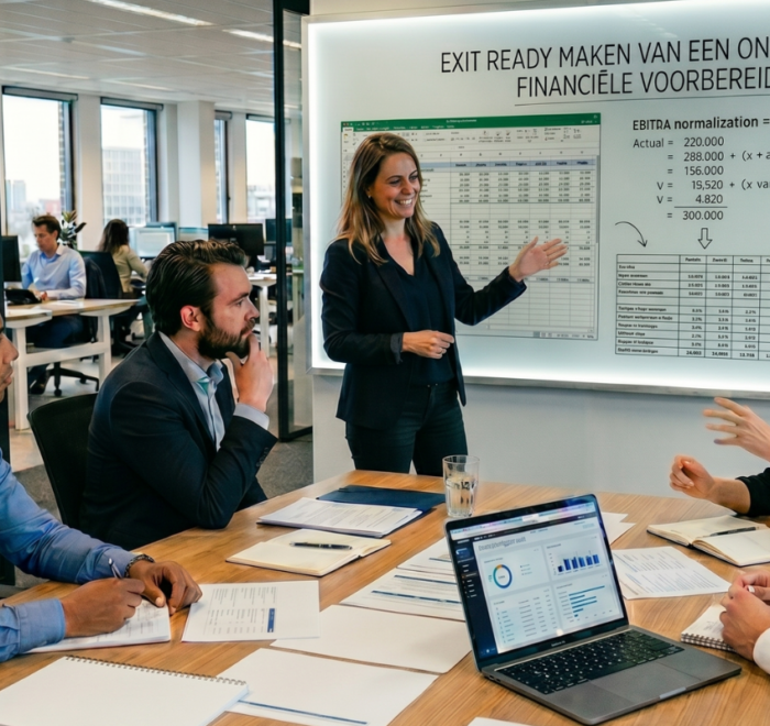 verkoop klaar exit ready maken van een onderneming